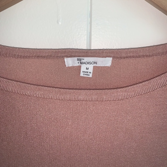 Dusty Rose Sweater - Picture 3 of 3